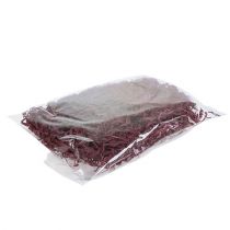 Itens Lã de algodão Mulberry na cor beringela, material decorativo natural, flexível e versátil, 150g