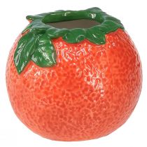 Vaso decorativo mediterrâneo laranja vaso de cerâmica Ø9cm