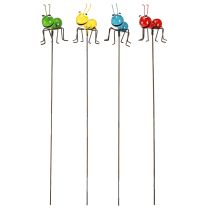 Itens Decoração de metal Formiga em palito Decoração de jardim sortida 46cm 4 peças