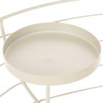 Itens Castiçal redondo em formato de coroa do Advento para quatro velas ou velas pequenas, 35 cm