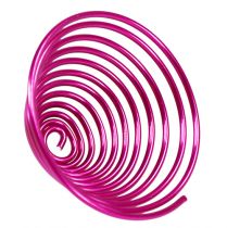 Caracol de arame de metal rosa 2mm 120cm 2uds