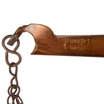 Itens Decoração em escala com design nostálgico para cozinha e sala de estar, estilo vintage, 58 cm
