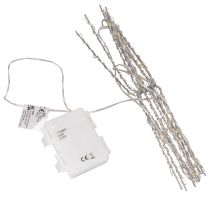 Itens Luminária decorativa Estrela Polar em LED, branco quente, com temporizador, para uso externo, 29 cm