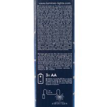 Itens Luminária decorativa Estrela Polar em LED, branco quente, com temporizador, para uso externo, 29 cm