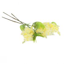 Itens Planta artificial prata acácia mimosa floração amarela 53 cm 3 unidades