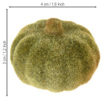 Itens Mini decoração de abóbora flocada decoração de dispersão 6 cores Ø4cm 24 peças