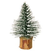 Itens Mini pinheiros floresta de inverno coberta de neve Ø5cm H8cm 12 peças