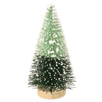 Itens Mini árvore de Natal artificial com neve Ø5cm H10cm 6 peças