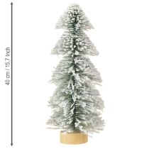 Itens Mini árvore de Natal LED abeto de Natal coberto de neve 40cm