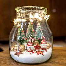 Itens Mini bola de Natal dourada Ø3cm 14 un