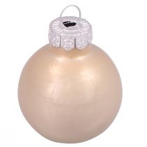 Itens Mini bolas de Natal bolas de árvore de vidro caxemira Ø3cm 22 un
