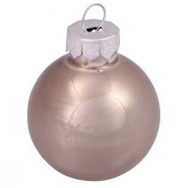 Itens Mini bolas de Natal bolas de árvore de vidro caxemira Ø3cm 22 un