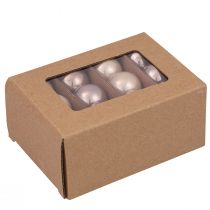 Itens Mini bolas de Natal bolas de árvore de vidro caxemira Ø3cm 22 un