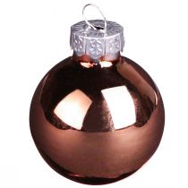 Itens Mini bolas de natal vidro damasco prata Ø3cm 22 un