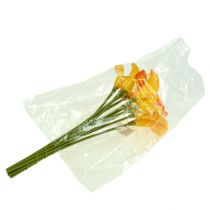 Itens Mini calla artificial amarelo 28cm 12 un