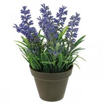 Itens Mini lavanda em vaso planta artificial decoração lavanda A16cm