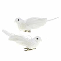 Mini pombo no clipe 9cm 2pcs