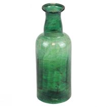 Itens Mini vaso vaso de vidro vaso de flores verde Ø6cm Alt.17cm