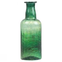 Itens Mini vaso vaso de vidro vaso de flores verde Ø6cm Alt.17cm