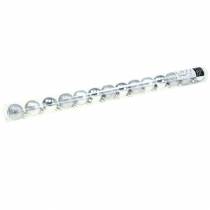 Itens Mini bola de Natal prata Ø3cm 14 peças