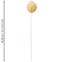 Itens Bola de Mintolla branqueada 8cm - 10cm C46cm 6 unidades