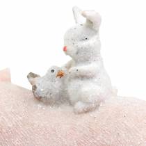 Itens Conjunto de figura decorativa porquinho com amigos animais 9,3 cm × 7,5 / 8,5 cm 2 unidades