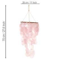 Itens Sino de vento decorativo para pendurar na sala de estar e no jardim, 70 cm