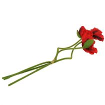 Itens Papoila vermelha 58 cm - 74 cm 3 unidades