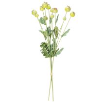 Itens Arranjo decorativo de papoulas artificiais, flores realistas para decoração de casa, 61 cm, 3 peças.