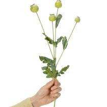 Itens Arranjo decorativo de papoulas artificiais, flores realistas para decoração de casa, 61 cm, 3 peças.
