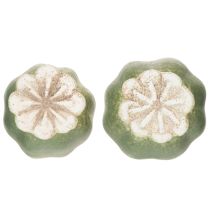 Itens Estaca decorativa em forma de cápsula de sementes de papoula para dar um toque de elegância sazonal ao jardim ou destacar a varanda, 41 cm, 4 peças