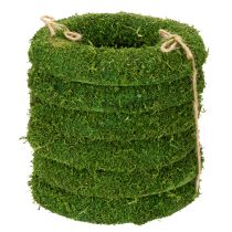 Itens Coroa decorativa de musgo para arranjos sazonais e designs personalizados, 15 cm, 6 peças