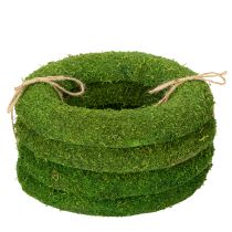 Itens Coroa de musgo como base versátil para ideias criativas de arranjos florais e decoração, 20 cm, 4 peças