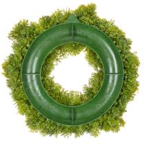 Itens Coroa de musgo artificial, decorativa para mesa ou porta, 28 cm
