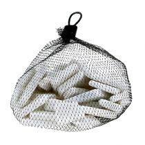 Itens Pedras de mosaico mistura branca 1kg