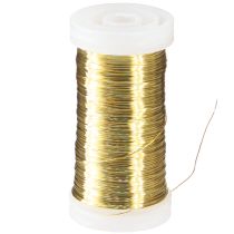 Itens Fio de murta, dourado, 0,30 mm, 100 g, para decoração e artesanato.
