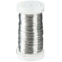 Itens Arame murta prata galvanizado 0,37mm 100g