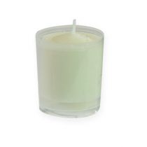 Recarga de vela para luz de sepultura branca H5.8cm 20 peças