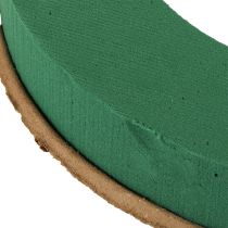 Itens Base de espuma floral molhada para guirlanda feita de papelão Ø25cm 2 peças