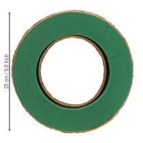 Itens Base de espuma floral molhada para guirlanda feita de papelão Ø25cm 2 unidades