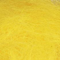 Grama de sisal de fibra natural para artesanato Sisal grama amarela 300g