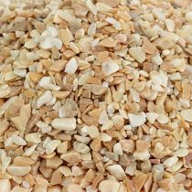 Pedras naturais 5mm - 8mm natural/creme 2kg