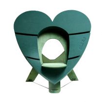 Coração de urna OASIS® Bioline® Deco 65 cm com suporte