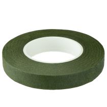 Itens Fita para flores OASIS®, fita para flores autoadesiva, verde musgo L13mm C27,5cm 2 peças