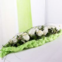 Decoração de mesa de tijolo de espuma floral verde 22cm x 7cm x 5cm 10pcs