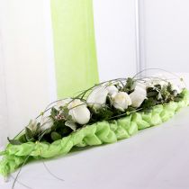 Itens Decoração de mesa de tijolo de espuma floral verde 22cm x 7cm x 5cm 10pcs