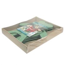 Itens Figura floral de espuma Teddy com suporte 48,5cm x 42cm Alt.5cm 1ud