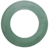 Itens Anel de espuma floral guirlanda verde plug-in massa Ø42cm 2 un