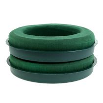 Itens Anel de espuma floral com tigela verde Ø30cm Alt.4,5cm 2 unid.