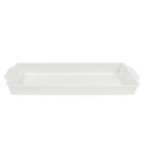 Itens Bandeja de encaixe OASIS® branca 23cm x 11,5cm x 2,5cm 5 peças